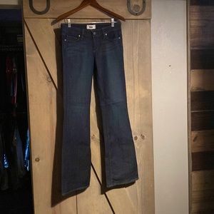 Paige Navy denim jeans 28 low waist